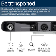 POLY Studio V52 USB Video Bar | A09D4AA#ABU Video Conferencing System Poly