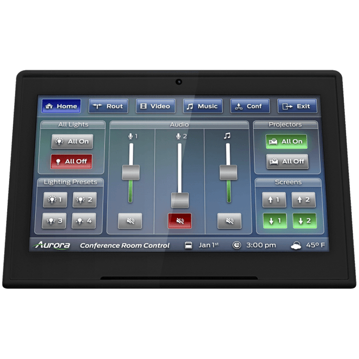 Aurora RXT-8D-W 8-desktop ReAX touch panel control system (White) Touch Control Panel Aurora