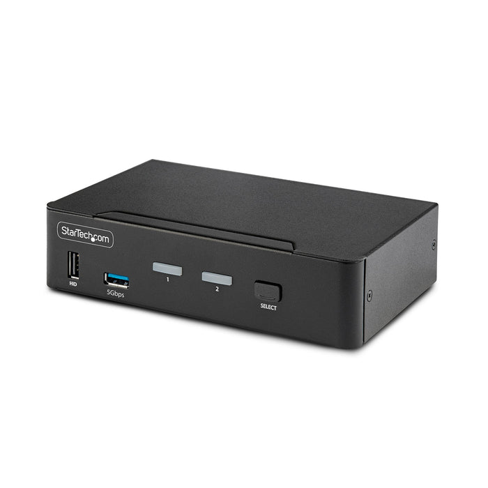 StarTech 2-Port DisplayPort KVM Switch, 8K 60Hz / 4K 144Hz, Single Display | D86A2-2-PORT-8K-KVM Switches Startech