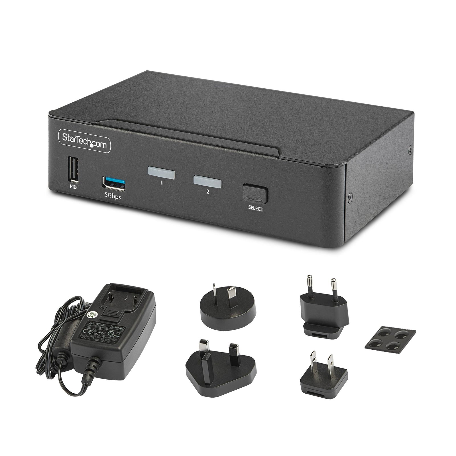 StarTech 2-Port DisplayPort KVM Switch, 8K 60Hz / 4K 144Hz, Single Display | D86A2-2-PORT-8K-KVM Switches Startech