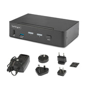 StarTech 2-Port DisplayPort KVM Switch, 8K 60Hz / 4K 144Hz, Single Display | D86A2-2-PORT-8K-KVM Switches Startech