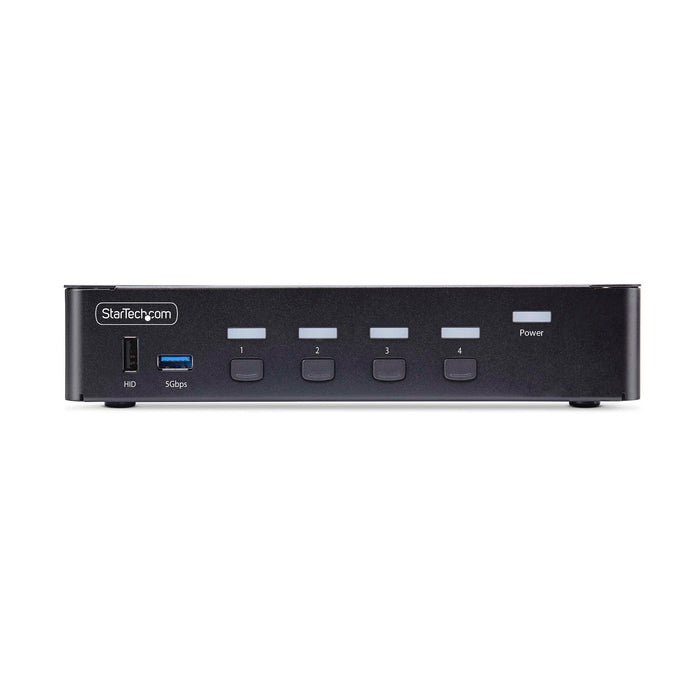 StarTech 4-Port DisplayPort KVM Switch, 8K 60Hz / 4K 144Hz | D86A2-4-PORT-8K-KVM