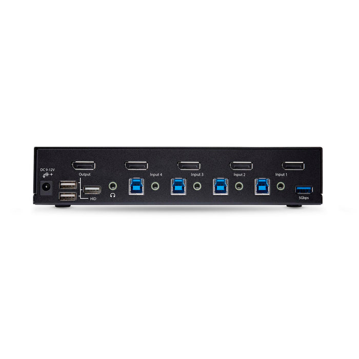 StarTech 4-Port DisplayPort KVM Switch, 8K 60Hz / 4K 144Hz | D86A2-4-PORT-8K-KVM