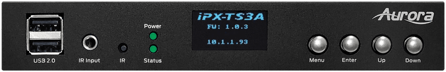 Aurora IPX-TC3A-CF-Pro 3rd Gen 4K 10Gbps AV-over-IP Transceiver Box Network Transceiver Aurora