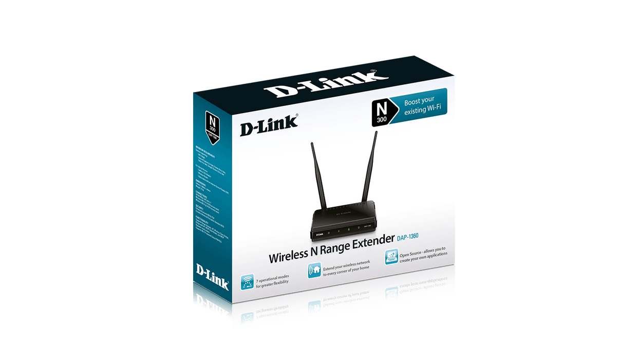 D-Link DAP-1360/B Wireless N Range Extender