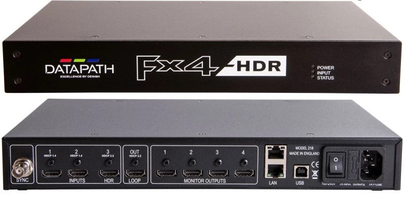 Datapath FX4-HDR Video Wall Display Controller with High Dynamic Range