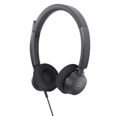 Dell Pro Stereo Headset - WH3022 Wired Black Headset Headsets Dell