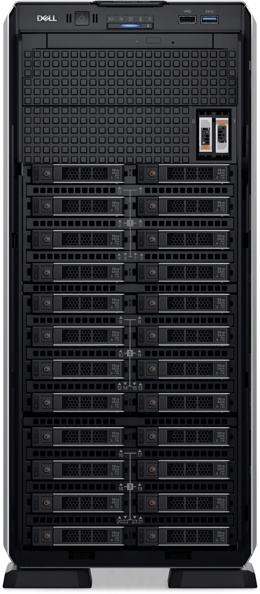 DELL PowerEdge T550 server 2.4 GHz 32 GB Tower Intel Xeon Silver 800 W DDR4-SDRAM X3Y67