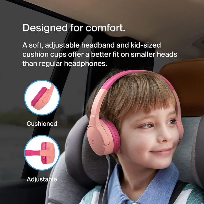 Belkin SoundForm Mini Wired On-Ear Headphones for Kids | AUD004BTPK