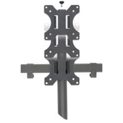 Manhattan 13" - 27" Triple LCD Monitor Mount with Double-Link Swing Arms | 461658 Monitor Arm Desk Mount Manhattan