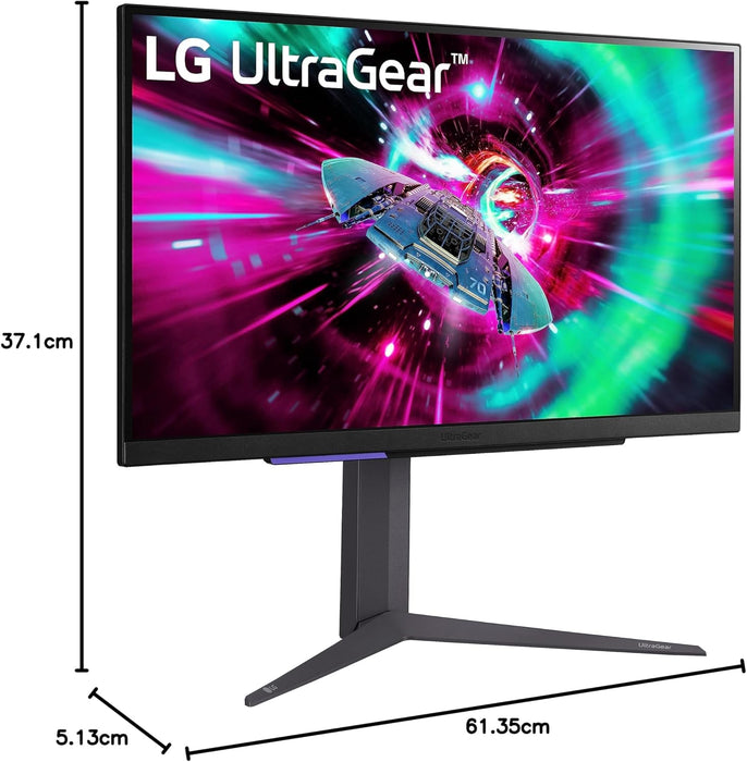 LG 27GR93U-B 27” LG UltraGear™ 144Hz UHD Gaming Monitor