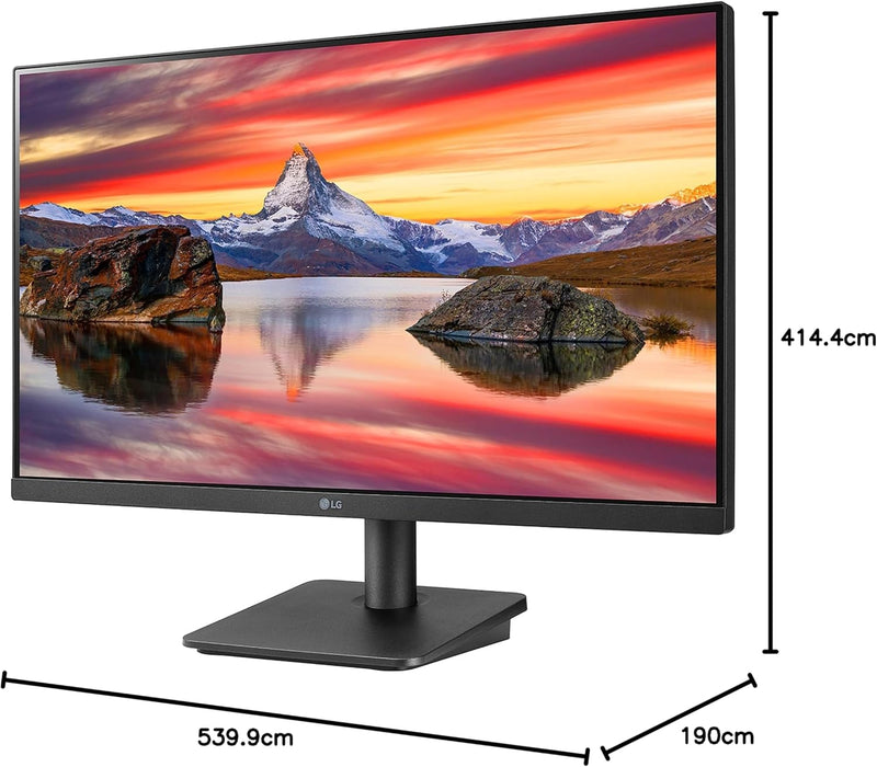 LG 24MP400P-B.BEK 23.8'' IPS Full HD Monitor with 3-Side Virtually Borderless Design