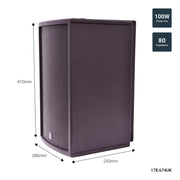 Citronic CS-810B Passive Speaker Black | 178.674UK Speaker Citronic