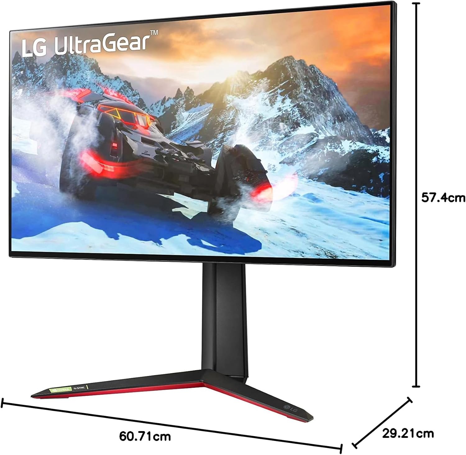 LG 27" UHD 4K UltraGear™ Nano 120Hz IPS 1ms Gaming Monitor | 27GP95R-B.AEK Gaming Monitor LG