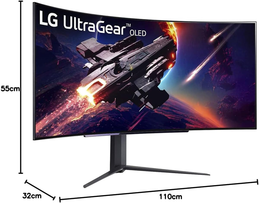 LG 45GR95QE-B 45'' UltraGear™ 240Hz OLED Curved Gaming Monitor WQHD