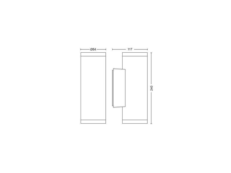 Philips Hue Appear Colour Smart LED Outdoor Wall Light | 915005842801 Smart Lighting Philips