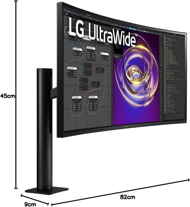 LG 34WP88CN-B 34" Curved UltraWide™ Ergo Quad HD Monitor