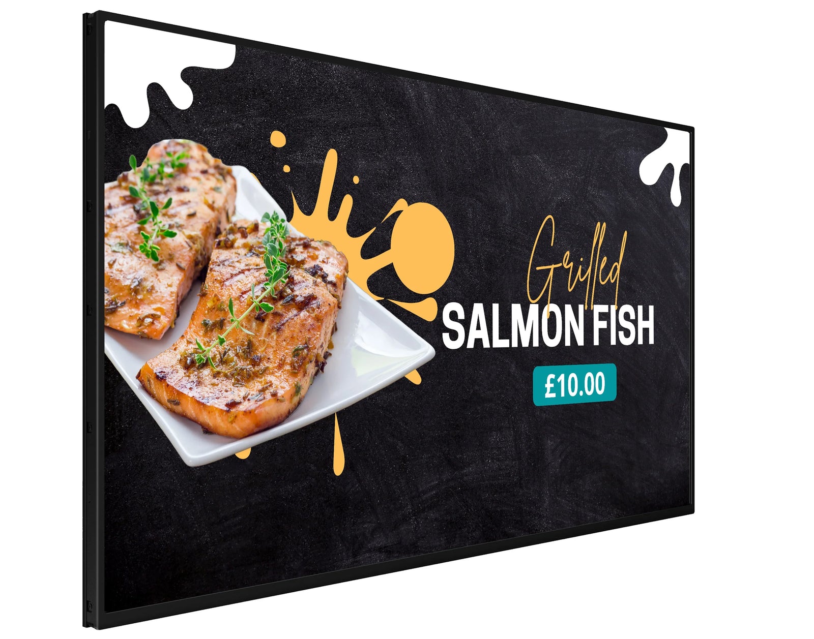 Digital Menu Boards - ScreenMoove Digital Menu Digital Menu Board ScreenMoove 55" (124x71cm) USB Plug and Play I want menu design service