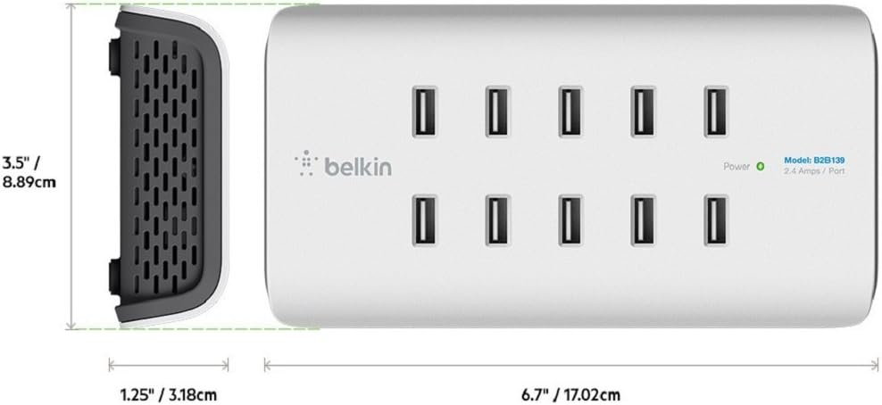 Belkin RockStar 10-Port USB Charging Station | B2B139VF