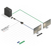 Lindy Display Port 1.2 to DVI-D Basic Adapter | 41004 Adapter / Converter Lindy