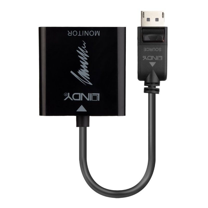 Lindy DisplayPort 1.2 to HDMI 4K 60Hz Active Adapter Converter | 41068 Video Signal Converter Lindy