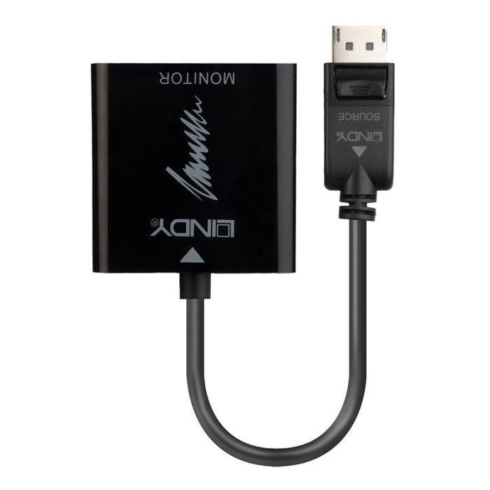 Lindy DisplayPort 1.2 to HDMI 4K 60Hz Active Adapter Converter | 41068 Video Signal Converter Lindy
