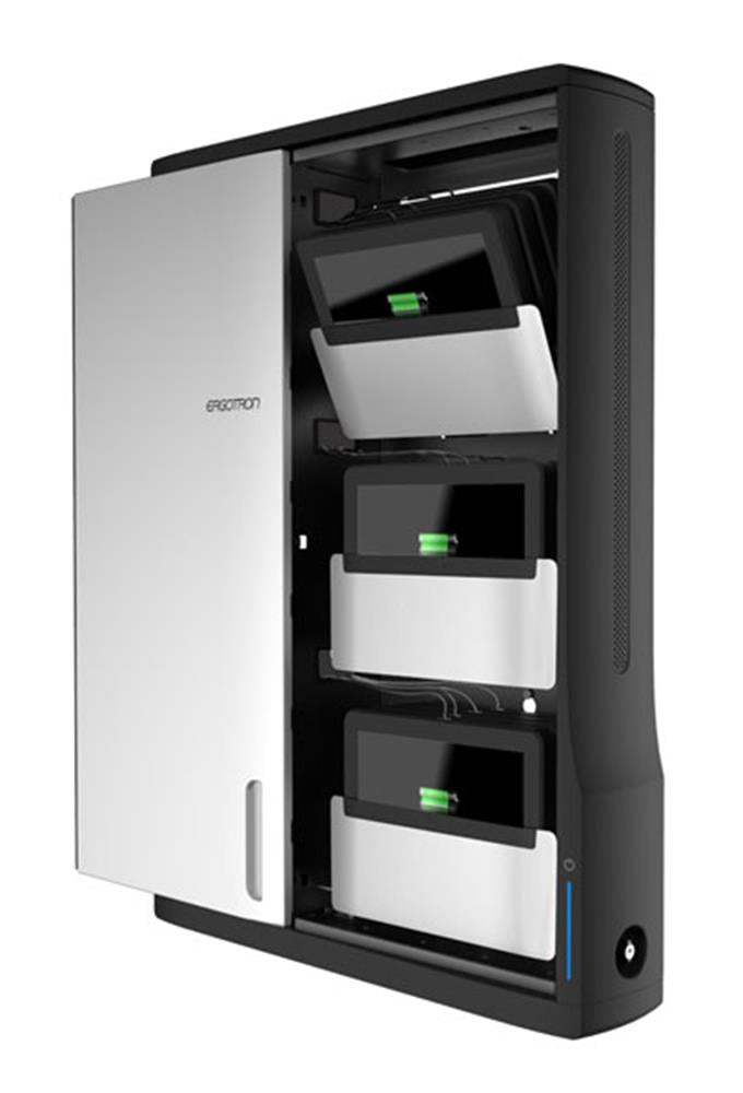 Ergotron Zip12 Charging Wall Cabinet, UK | DM12-1006-3 AV Cabinet Ergotron
