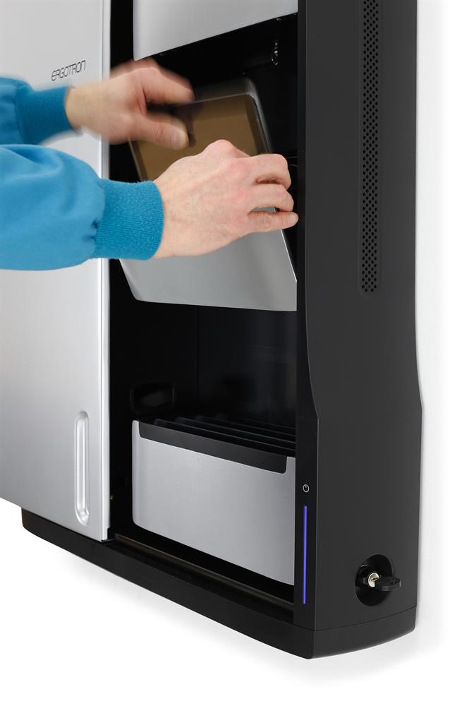 Ergotron Zip12 Charging Wall Cabinet, UK | DM12-1006-3 AV Cabinet Ergotron
