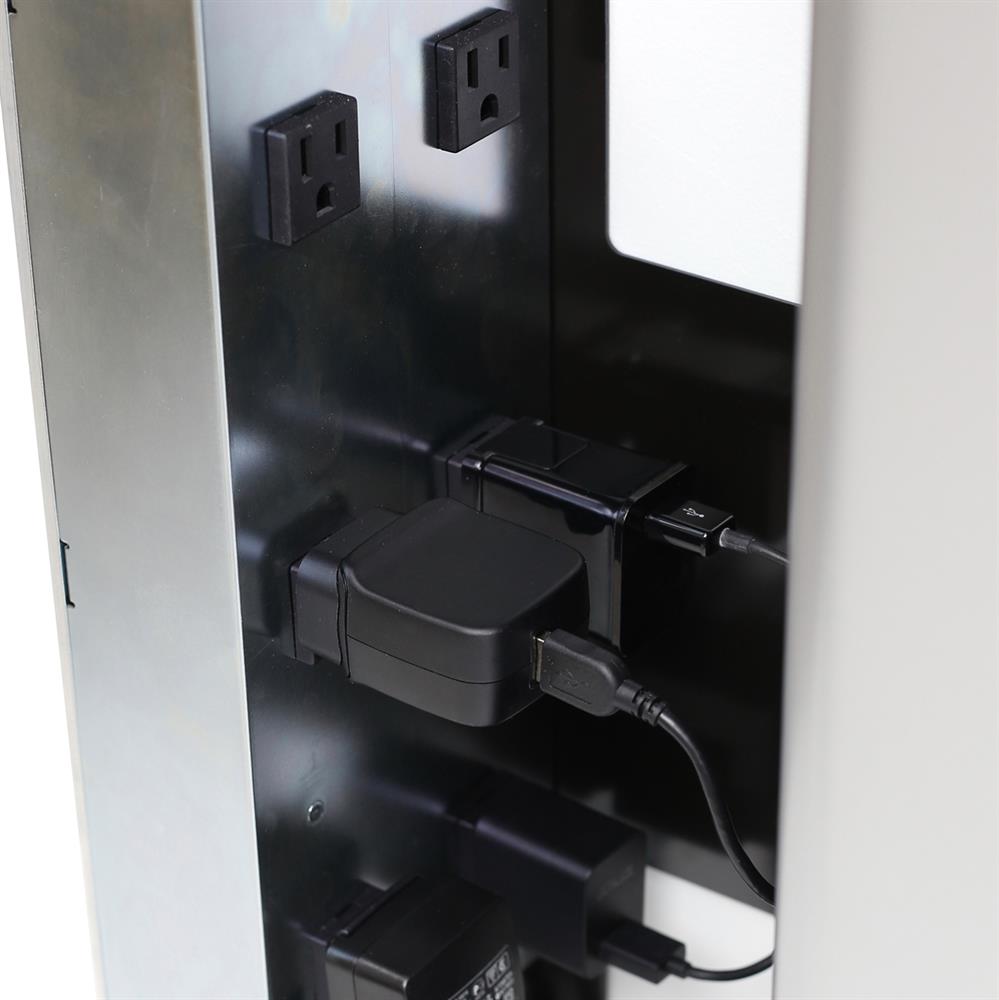 Ergotron Zip12 Charging Wall Cabinet, UK | DM12-1006-3 AV Cabinet Ergotron