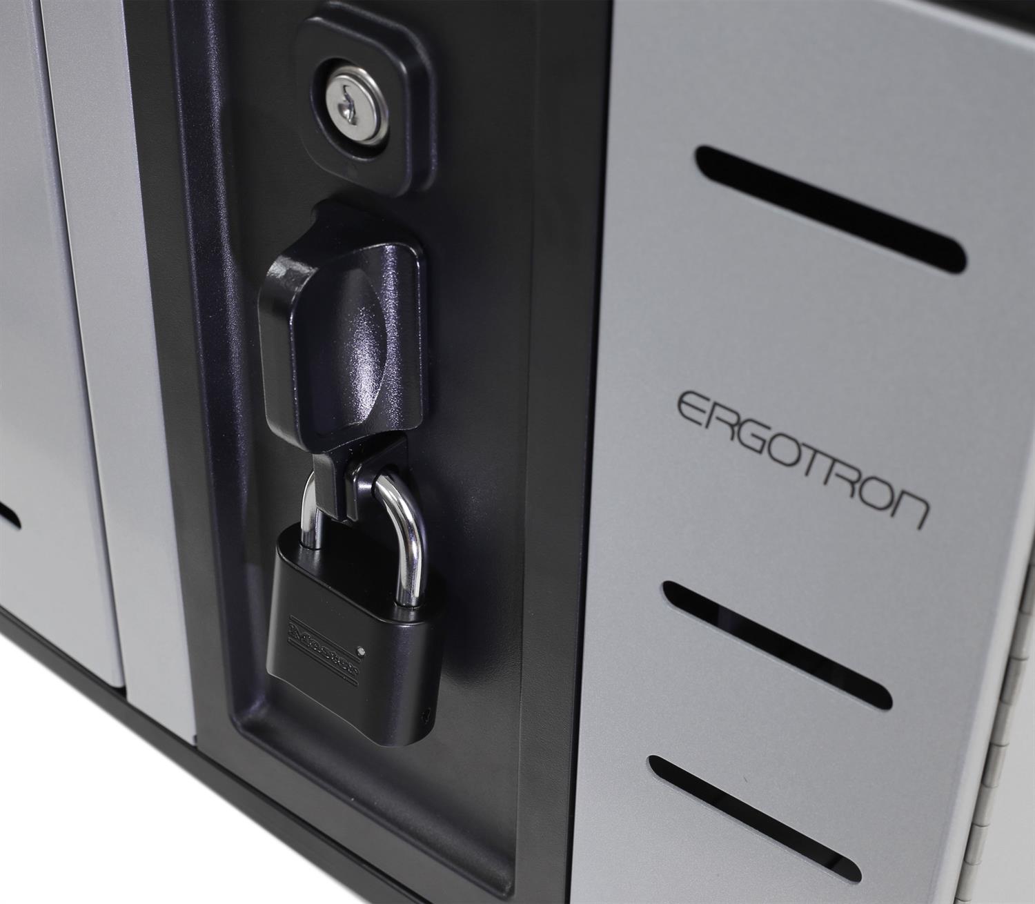 Ergotron Zip12 Charging Desktop Cabinet, UK | DM12-1012-3 AV Cabinet Ergotron