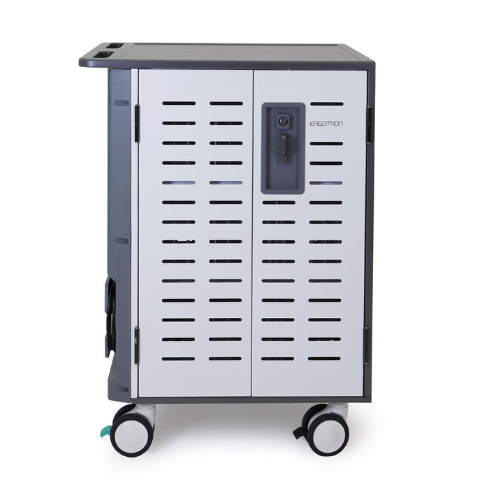 Ergotron Zip40 Charging Cart, UK for Laptops | DM40-2009-3 AV Cabinet Ergotron
