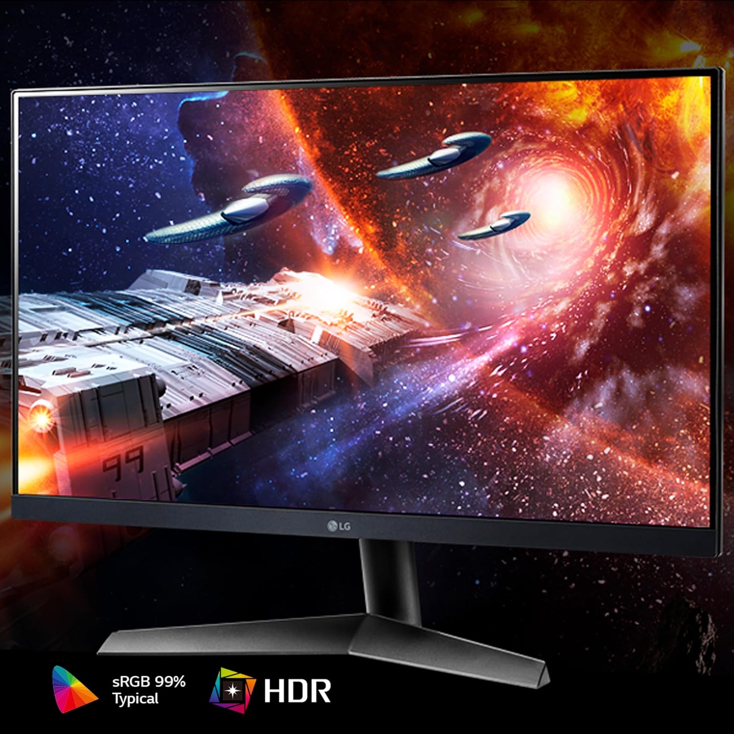 LG 23.8” UltraGear™ Full HD 144Hz IPS 1ms Gaming Monitor | 24GN60R-B Gaming Monitor LG