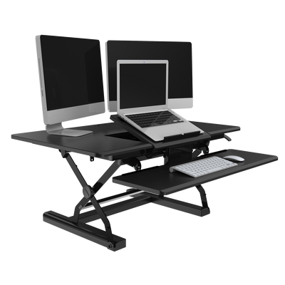 V7 DT3SSB Sit Stand 91cm Desk Workstation V7 Desk Workstation V7