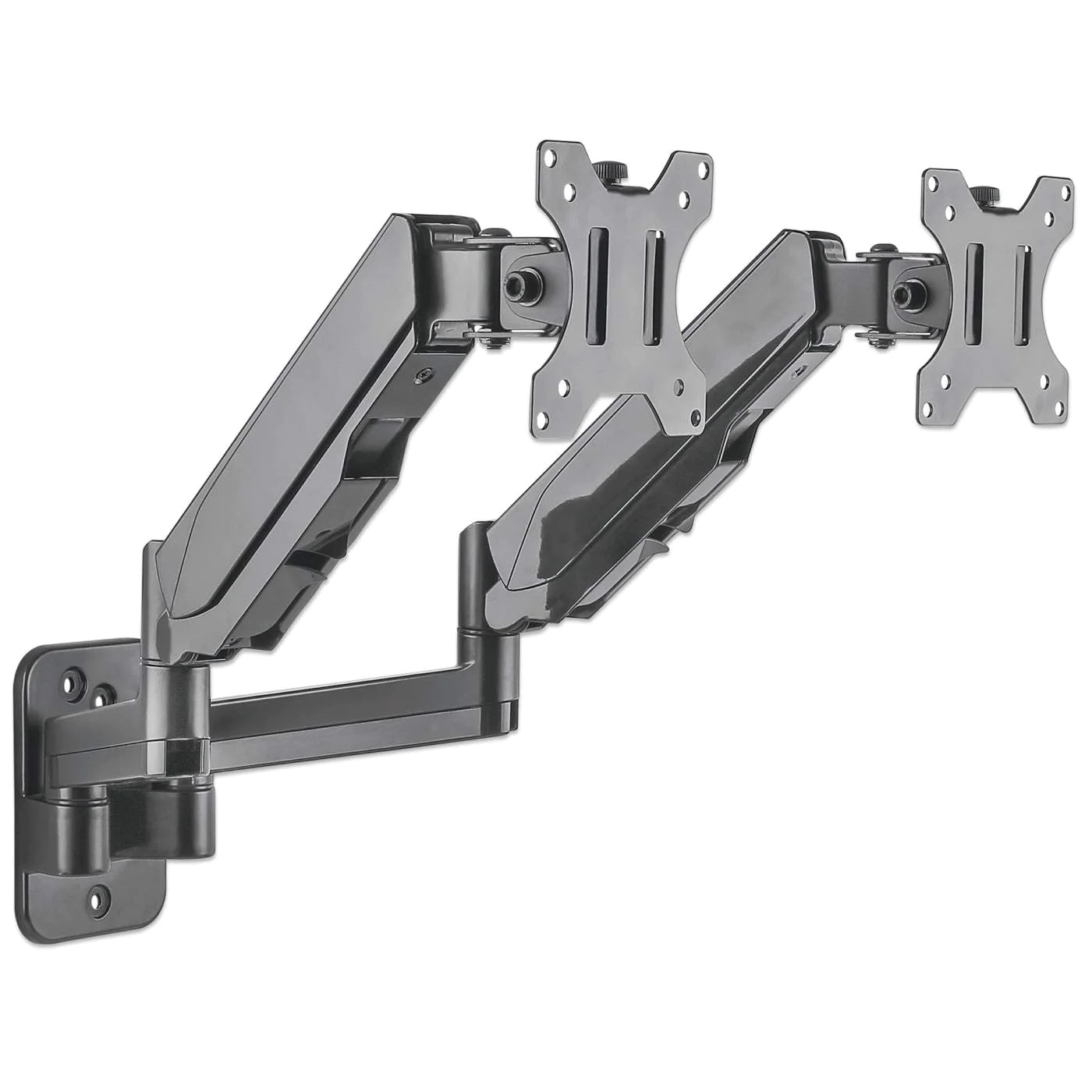 Manhattan 17" - 32" Universal Gas Spring Dual Monitor Wall Mount | 461627 Wall Mount Bracket Manhattan