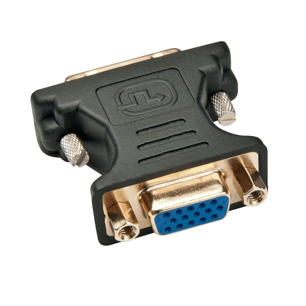 Lindy DVI-A Male to VGA Female Adapter, Black | 41199 Adapter / Converter Lindy