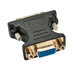 Lindy DVI-A Male to VGA Female Adapter, Black | 41199 Cable Gender Changers Lindy