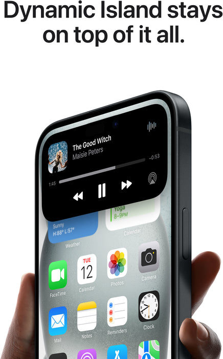 Apple iPhone 15 15.5 cm (6.1") Dual SIM iOS 17 5G USB Type-C 6 GB RAM 512 GB Storage Black Smartphone | MTPC3ZD/A Smartphone Apple