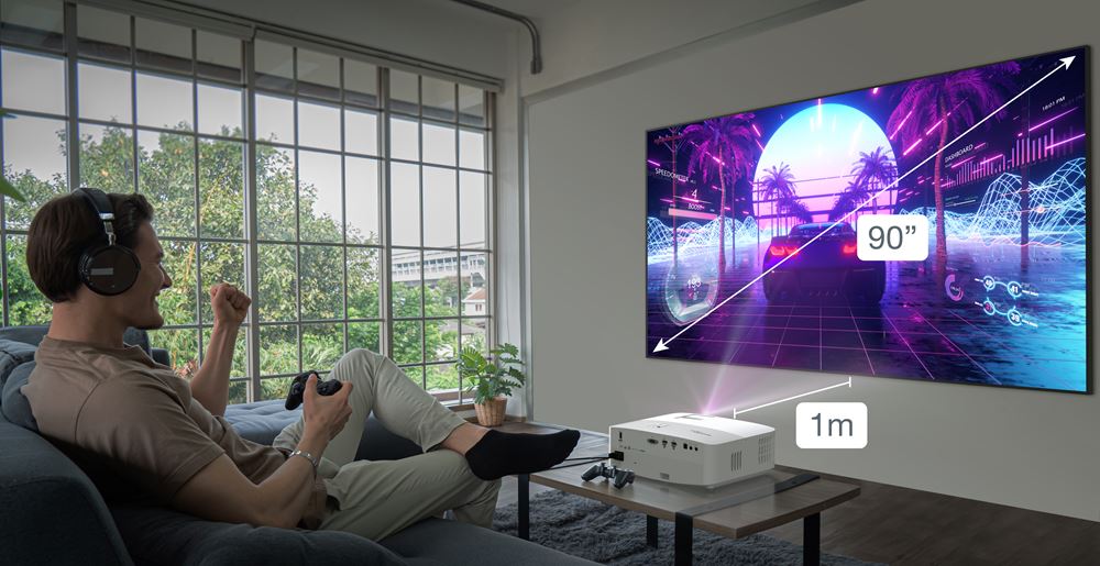 Optoma UHD35STx 4K UHD Gaming and Home Entertainment Projector - 3600 Lumens Projector Optoma