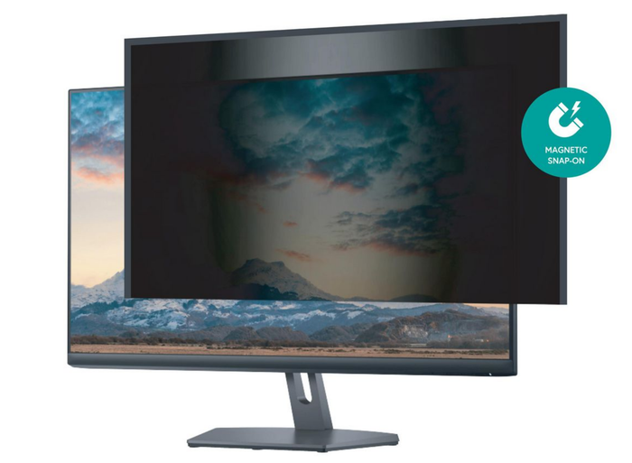 eSTUFF 23.8" Magnetic Monitor Privacy Screen Filter – 16:9, Anti-Glare & Matte Finish | GLBM23535301 Privacy Screen Filter eSTUFF