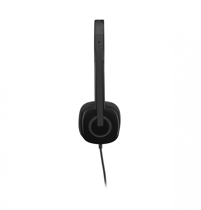 Logitech H150 Stereo Headset Wired Head-band Office/Call Center Black | 981-000589