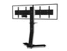 Axeos Ekinox Dual Screen Stand On Castors For 40" to 50" Screens Floor Stand Axeos