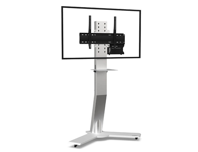 Axeos Ekinox Single Screen Stand On Castors For 40" to 70" Screen Floor Stand Axeos