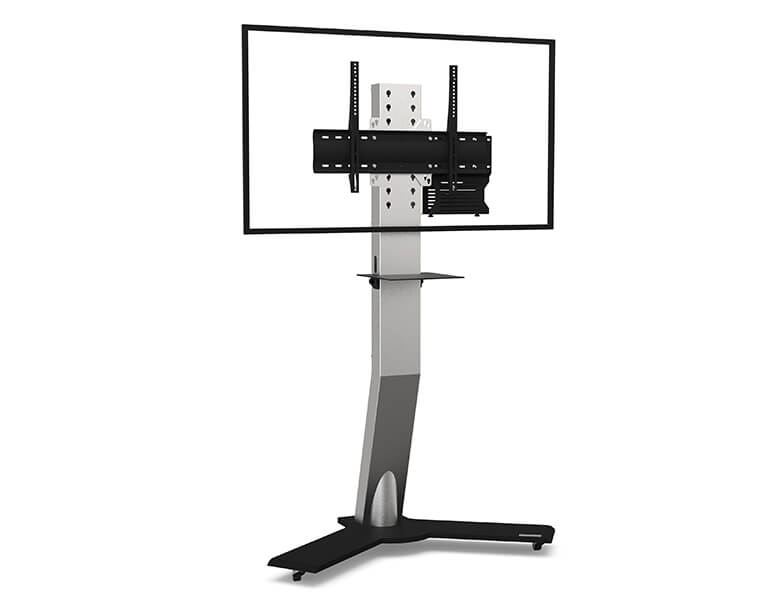 Axeos Ekinox Single Screen Stand On Castors For 40" to 70" Screen Floor Stand Axeos
