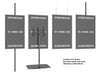 Multibrackets M Pro Series Enclosure 65" Wall Medium Black Signage Display Enclosures Multibrackets