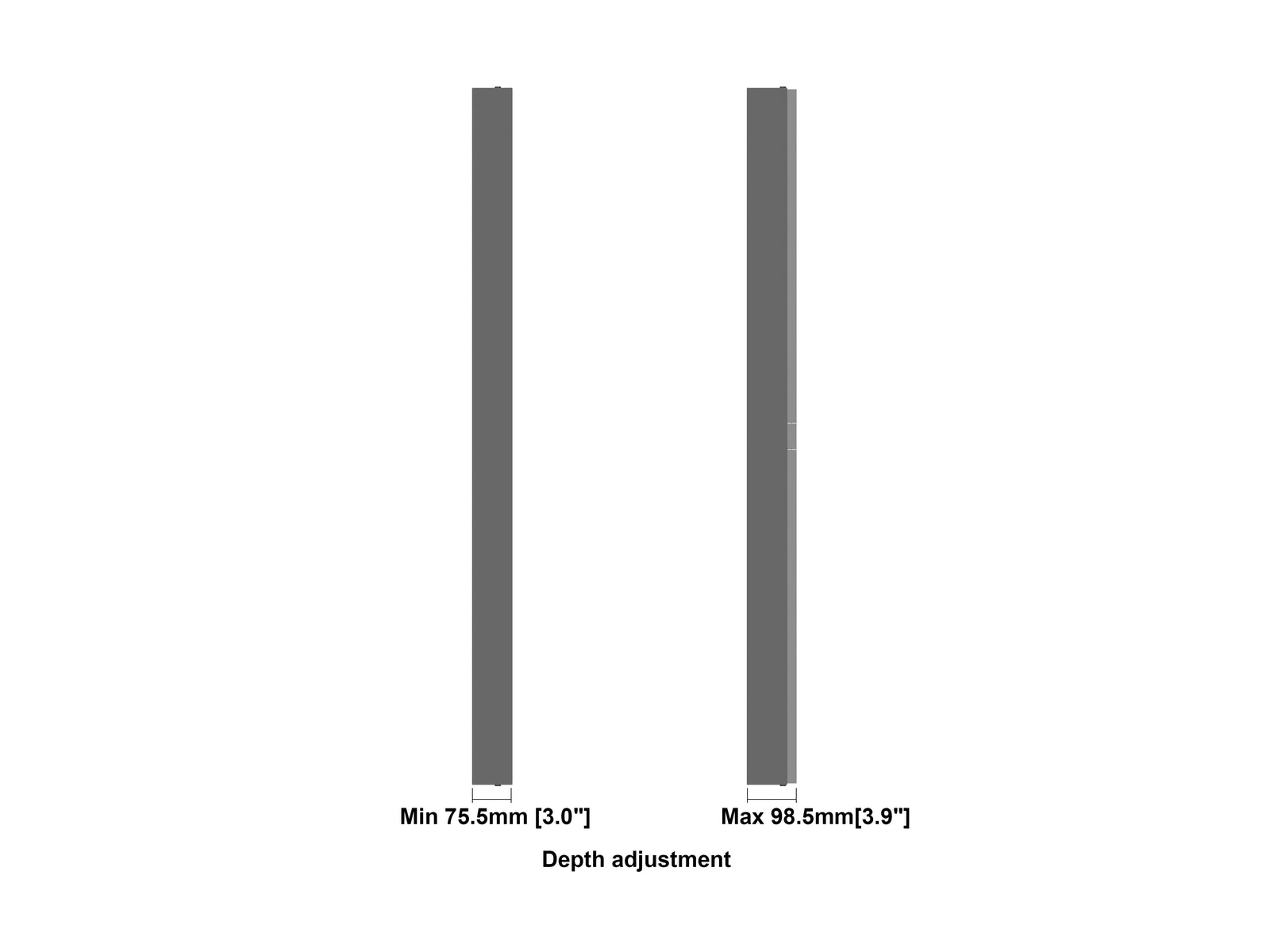 Multibrackets M Pro Series Enclosure 55" Wall Medium White Signage Display Enclosures Multibrackets