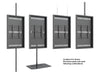 Multibrackets M Pro Series Enclosure 65" Wall Medium Black Signage Display Enclosures Multibrackets