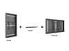 Multibrackets M Pro Series Enclosure 65" Wall Medium Black Signage Display Enclosures Multibrackets
