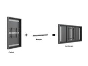 Multibrackets M Pro Series Enclosure 75" Wall Large White Signage Display Enclosures Multibrackets