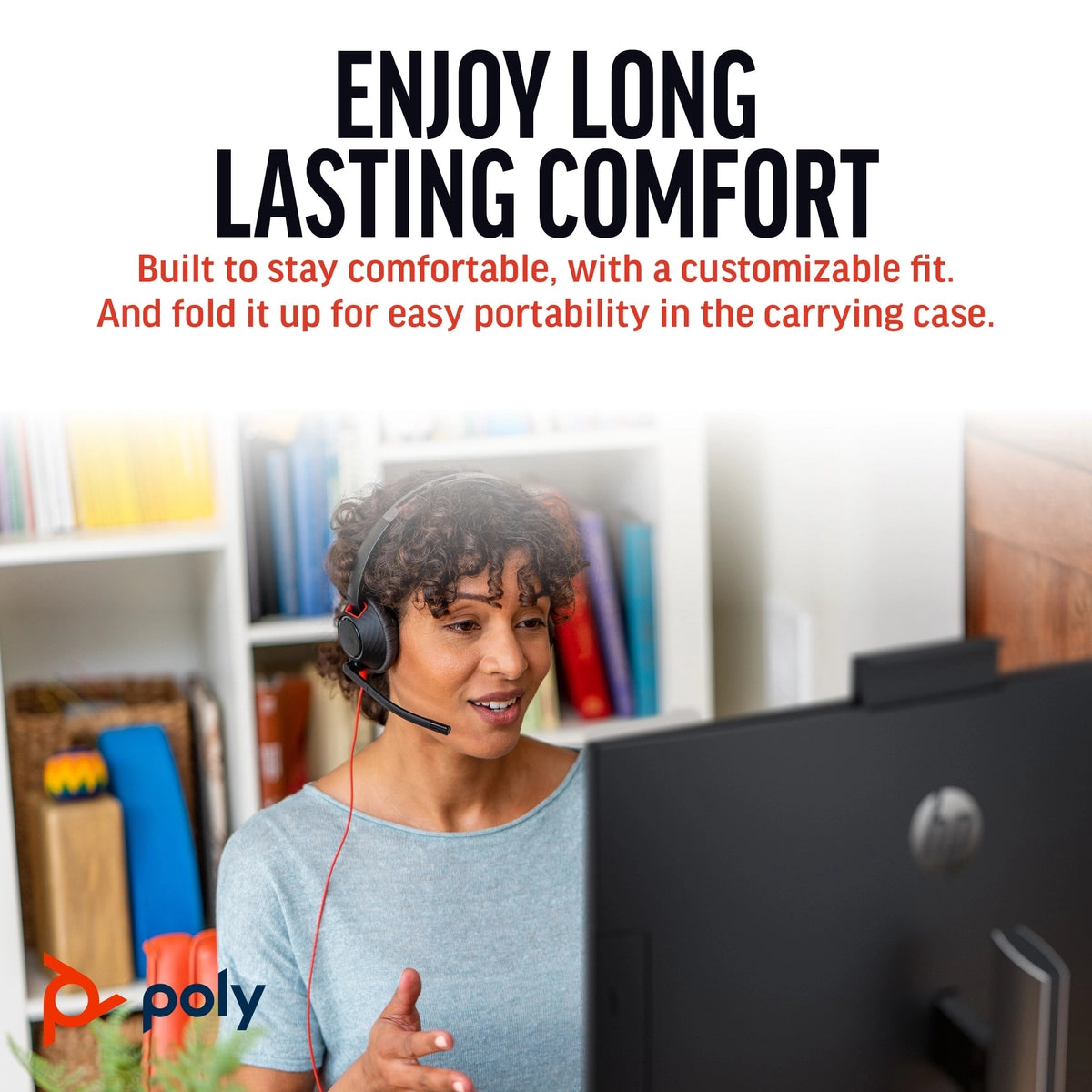 Poly Blackwire 5210 Monaural USB-C Headset + 3.5mm Plug + USB-C/A Adapter | 8X230A6 Headset Poly