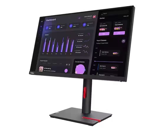 Lenovo ThinkVision T24i-30 23.8 Inch Full HD 60Hz IPS Monitor Desktop Monitor Lenovo